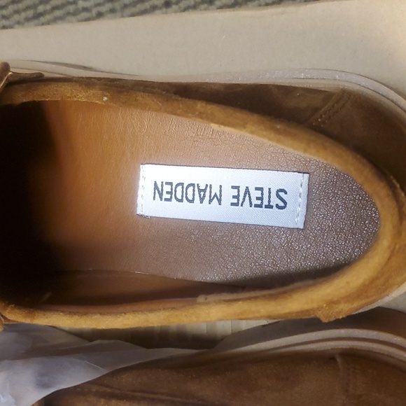 Steve Madden Katherine Chestnut Loafers - Picture 6 of 9